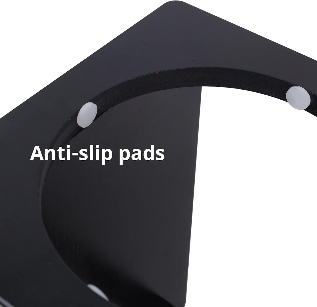 HTB Elevated Dog Bowl Stand with 2 Stainless Steel Bowls-14 H X-Large Black | Raised Dog Bowl Stand, 14"tall, 48 Oz Bowls, for Large Sized Dogs, Pet-safe, Solid Bamboo