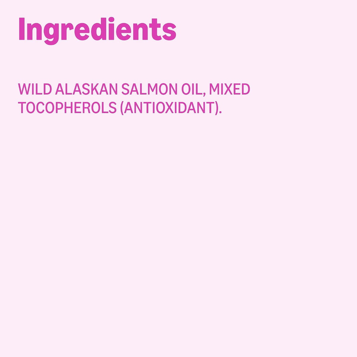 Amazon Basics Wild Alaskan Salmon Oil - Skin and Coat Support, Omega 3 Supplement for Dog and Cat, 8 fl oz (Previouly Wonder Bound)