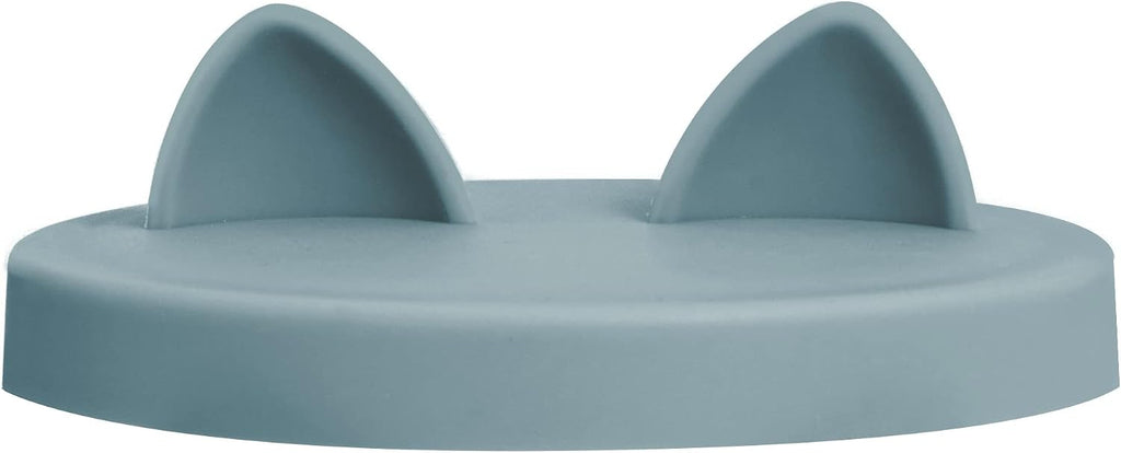 OHMO Cat Food Can Lids for 3oz Small Pet Cans, 2pcs, Light Blue | BPA-Free Silicone Can Cover, 2.5oz, Flexible&Durable, Reusable, Secure Seal, Easy to Clean, Keep Opened Meals Fresh