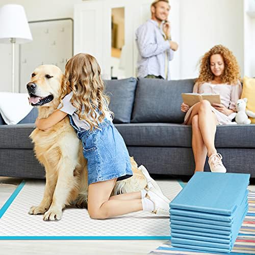 IMMCUTE Large Dog Pee Pads 28"x30"-50 Count | Large Puppy Pee Training Pads Super Absorbent & Leak-Proof | Disposable Pet Piddle and Potty Pads for Puppies | Dogs | Doggie (Pack of 2)