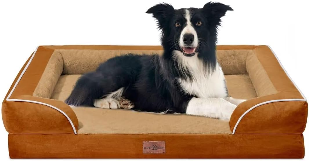 Comfort Expression Waterproof Orthopedic Dog Beds for Large Sized Dog