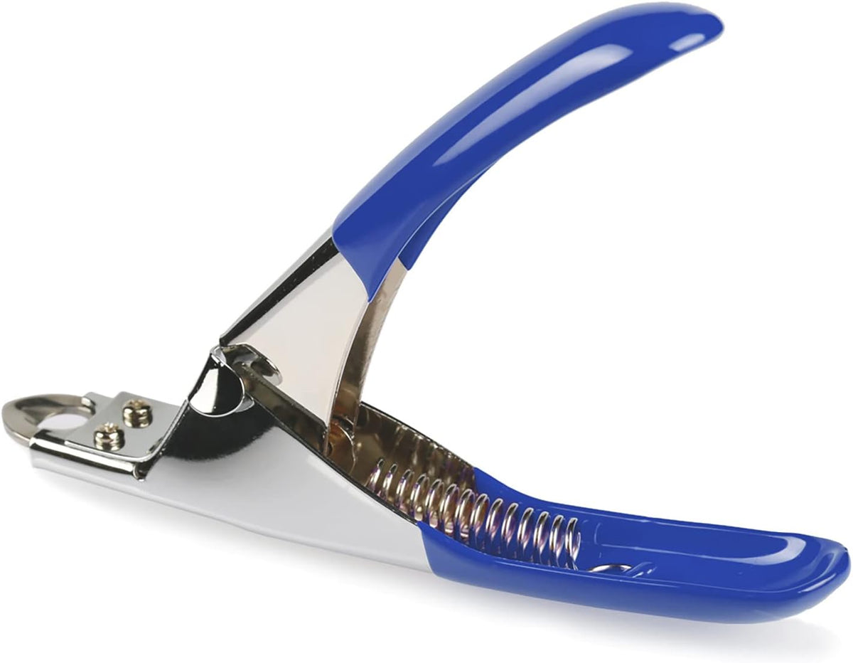 Dog Cat Pets Nail Clippers, Professional Pets Claw Trimmer with Free Nail File, Sharp Stainless Steel Blade, Sturdy Non Slip Handles - for Safe, Professional at Home Grooming 