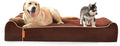 Laifug Orthopedic Dog Bed, Chocolate 50''x36''x10'', Memory Foam