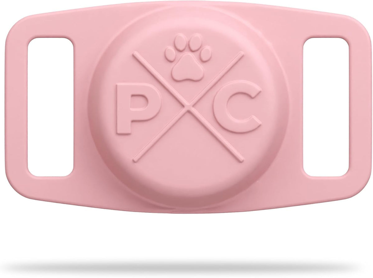 Pup Culture Protective Airtag Case for Dog Collar Holder, Loop for GPS for Pet Tracker Apple iPhone, Airtag