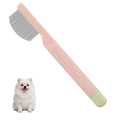 Dog Eye Comb for Small Dogs Cats Hamsters, Stainless Steel Dog Face Comb for Pet Facial & Paw Grooming, Round-Tip Arc Teeth, Puppy Flea Brush for Yorkie, Shih Tzu, Maltese Teddy, Mini Poodle