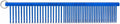 Resco Greyhound Dog Grooming Comb, 1" Pins, Winner's Circle Purple, Made in USA