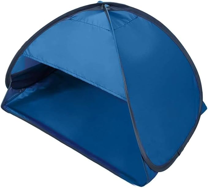Beach Sun Shelters,Instant Sun Shade Canopy Head PopUp Canopy Automatic Shade Tent for Camping Fishing Hiking Picnic Portable Shelter Windproof Waterproof with Mobile Phone Stand, 80cm
