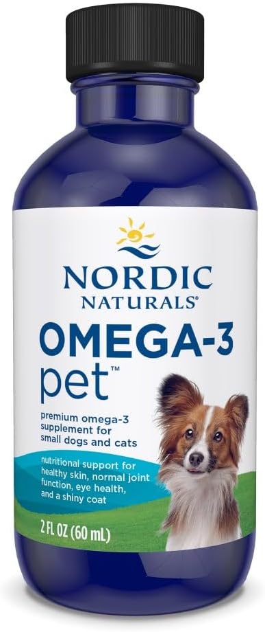 Nordic Naturals Omega-3 Pet, 294mg Fish Oil for Dogs & Cats w/EPA DHA - 2oz
