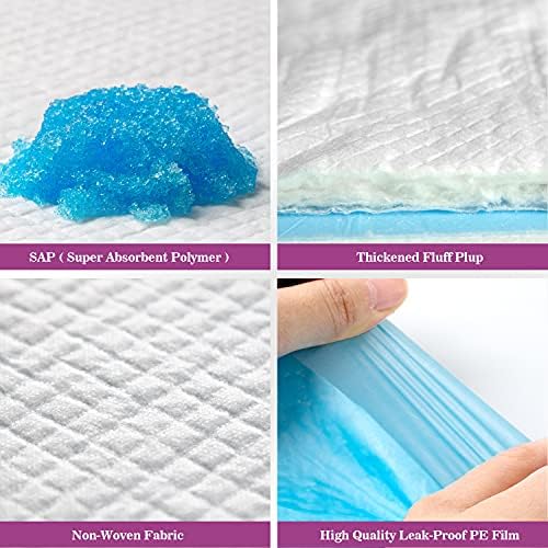 IMMCUTE Large Dog Pee Pads 28"x30"-50 Count | Large Puppy Pee Training Pads Super Absorbent & Leak-Proof | Disposable Pet Piddle and Potty Pads for Puppies | Dogs | Doggie (Pack of 2)