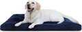 KSIIA Washable Dog Crate Bed Kennel Mat for Large Dogs,41 x 27 Inch, Blue