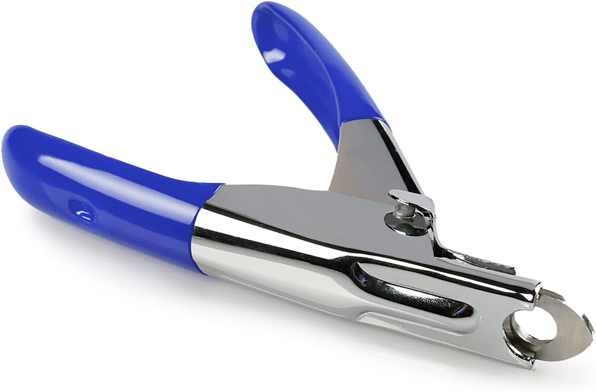 Dog Cat Pets Nail Clippers, Professional Pets Claw Trimmer with Free Nail File, Sharp Stainless Steel Blade, Sturdy Non Slip Handles - for Safe, Professional at Home Grooming 