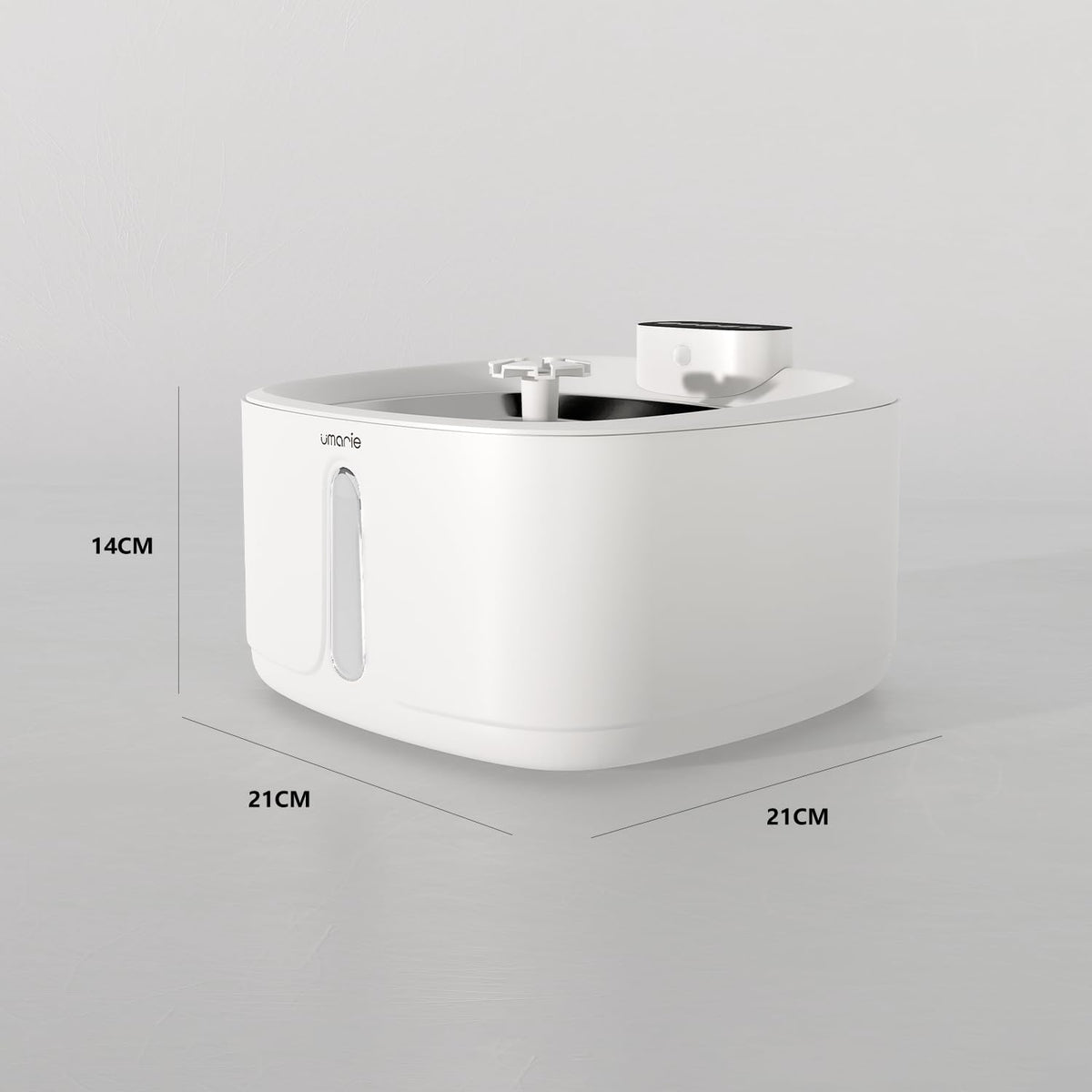 Automatic Cat Water Fountain 7 Filters, Wireless Pet Water Fountain with Stainless Steel Tray & BPA-Free Body, Ultra Quiet Pump, Motion Sensor, Easy to Clean
