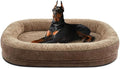 JOEJOY XXL Orthopedic Dog Bed for Large Dogs, 360° Oval Bolster, 48"
