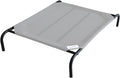 Coolaroo Original Elevated Dog Bed - Breathable Off-The-Ground Pet Bed with Cooling Fabric, Joint Relief & Moisture-Resistant Fabric, 100% Recyclable, Easy Clean, Gray, Extra Large