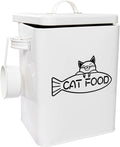 Vumdua Dog and Cat Food Storage Container, Farmhouse Pet Food Containers with Lid and Dry Food Scoop, Durable Airtight Great Gift for Pet Owners 