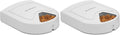 PetSafe Automatic Dog Feeder, 5 Meals, 40 oz Capacity, Plastic, for Dry Food, Multiple Pets (Pack of 2)