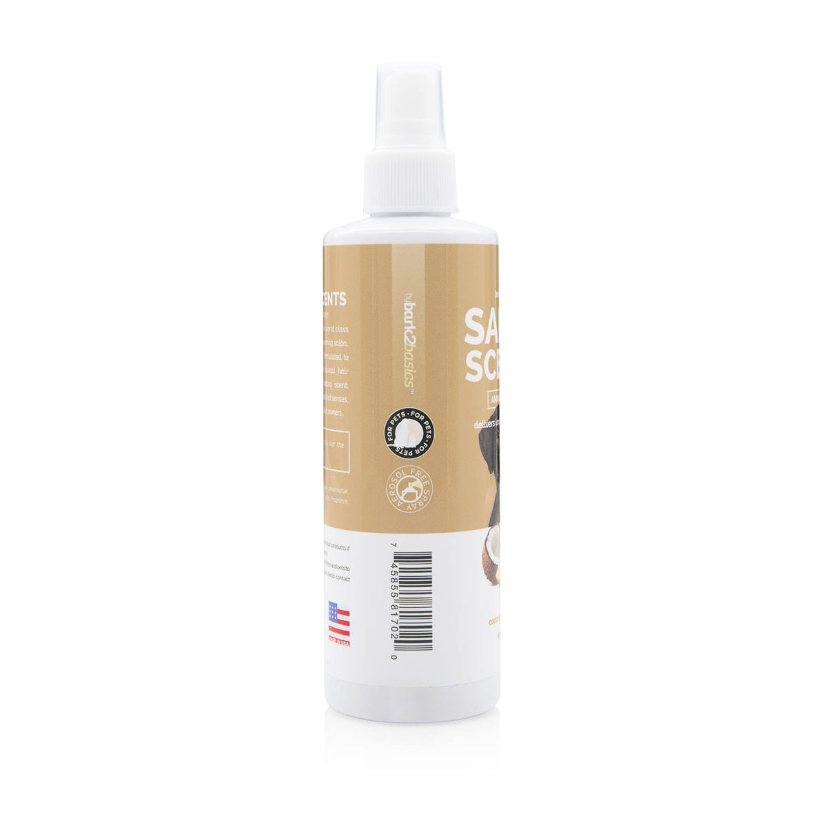 Bark2Basics Salon Scents Dog Cologne Perfume Spray, Coconut Pineapple, 8 oz