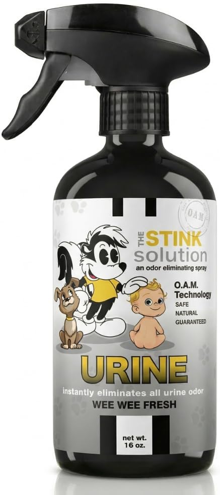 The Stink Solution Urine Odor Eliminator Spray, WeeWee Fresh, 1 Pack, 16 oz