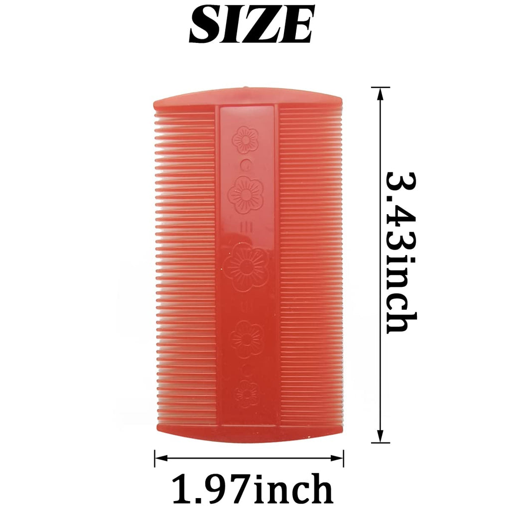 NSBELL 20PCS Comb for Cats, Lice Comb for Dogs, Double Sided Cat Comb for Short Hair of Pets or Humans (Assorted Colors)