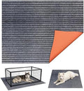 Mat for Under Dog Crate，Pad Dog Crate Mat Liner Floor Protector Washable Absorb Non-Slip Waterproof for Kennel Training, Protects Floors Easy Clean Cuttable