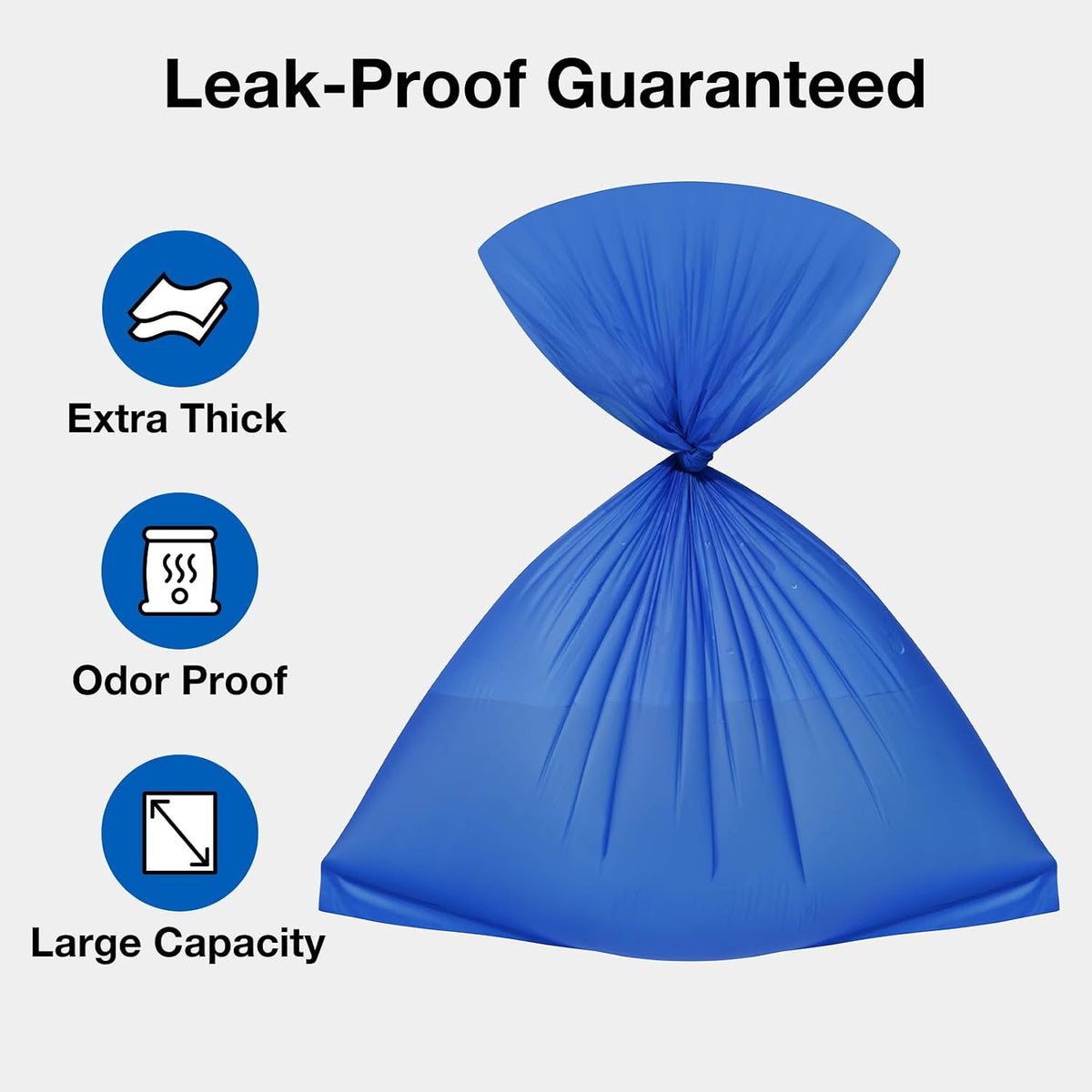 VETRESKA Dog Poop Bag Dispenser with 105 Counts, Leak Proof and Extra Thick | Pet Waste Bags for Dog Walking and Cat Litter, Spiced Vetiver & Moss Scented
