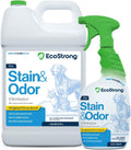 Eco Strong Pet Stain and Odor Remover - Cat Urine Enzyme Cleaner Destroyer, Urine Destroyer for Dogs, Pet Urine Enzyme Cleaner - 160 Oz
