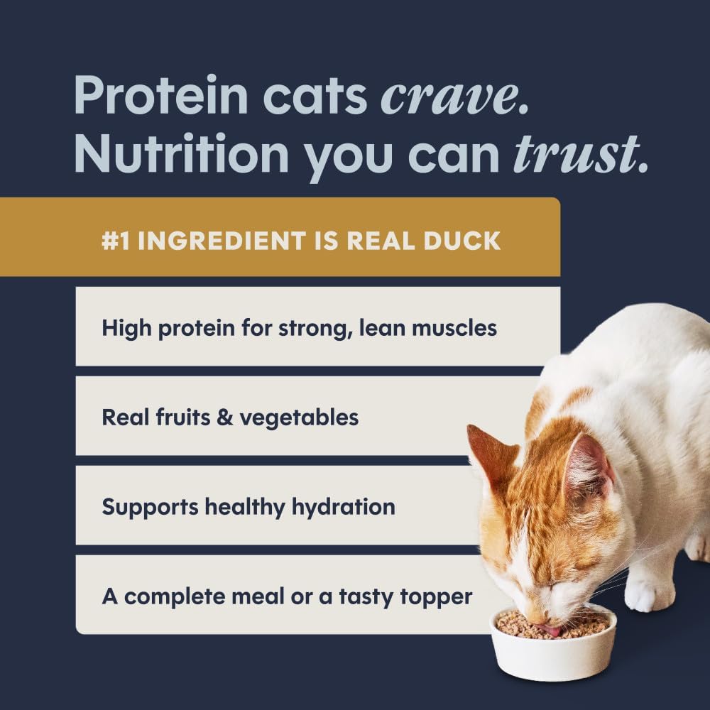 Instinct Original Pate Wet Cat Food, Grain Free Recipe - Real Duck, 3 oz. Cans (Pack of 24)