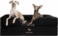 NOAH & PAW Dog Bed, Orthopedic Memory Cooling Foam (2X Base) 35x25x11in