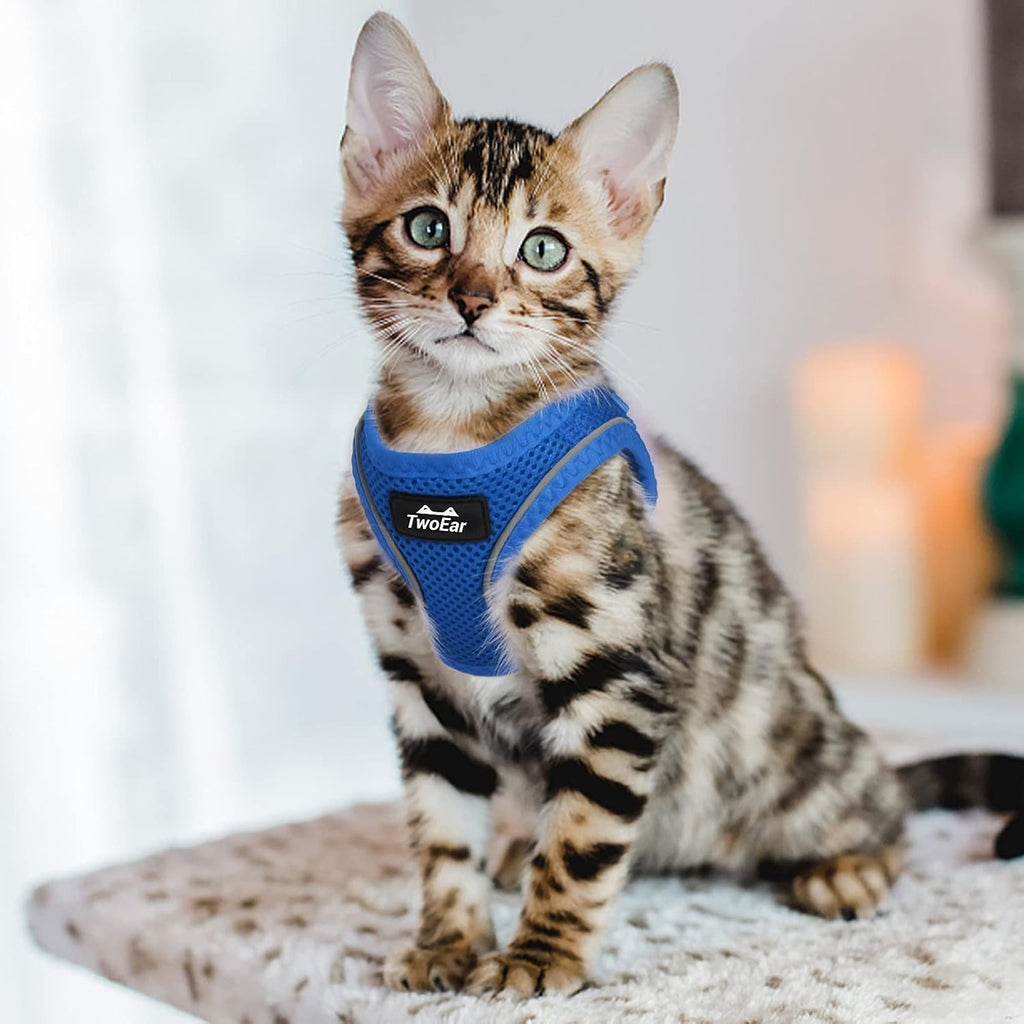 Twoear Cat Harness and Leash Set, Extra Small Kitten Harness Escape Proof