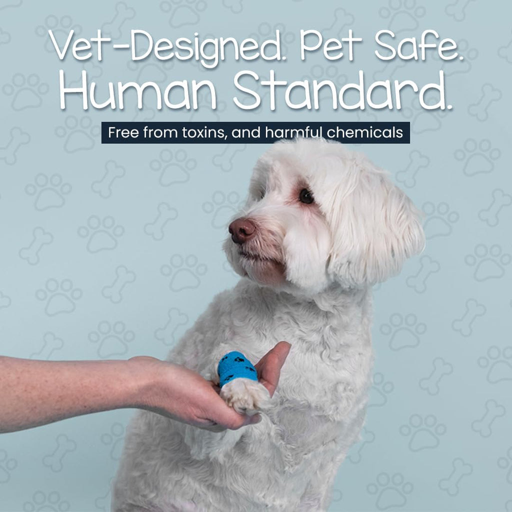 PATCH Eco Pet First Aid Kit for Dogs and Cats. Cat and Dog First Aid Kit with Bandages, Gauze Pads, Tweezers, Scissors, Dog Tick Remover &. Glove. Emergency First Aid Kit for Animals Including Puppy