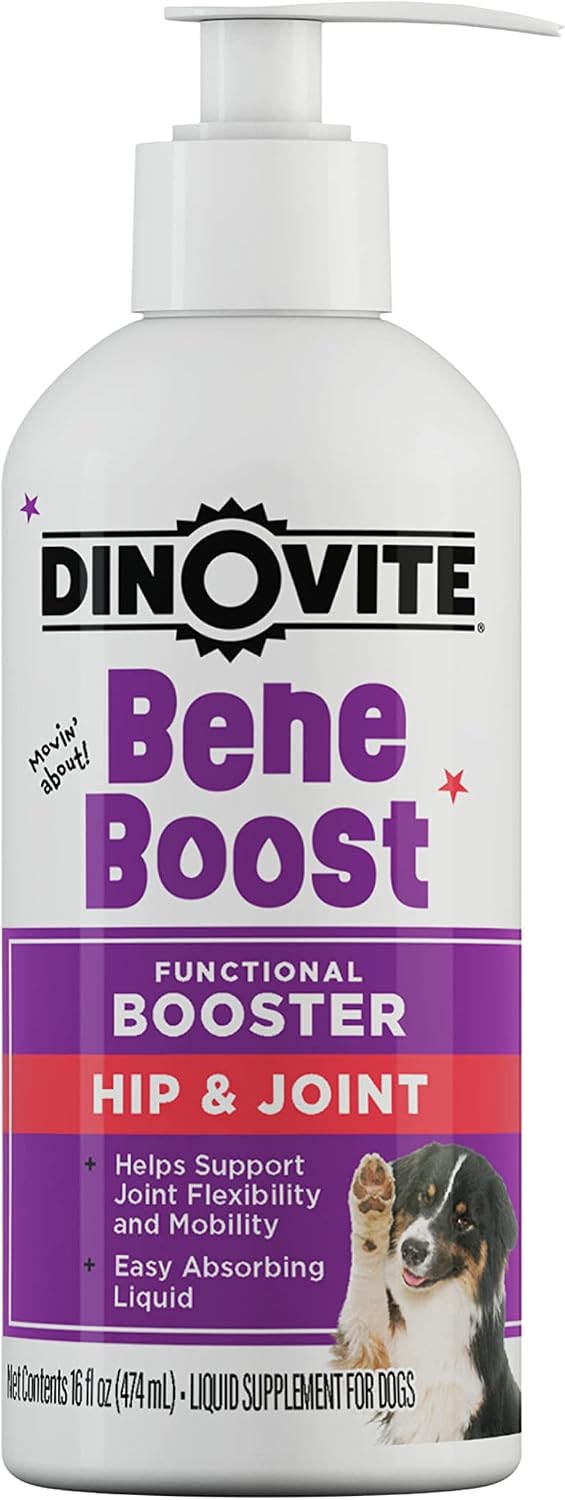 Dinovite BeneBoost Hip & Joint Meal Topper for Dogs, Bacon Flavor, 6 oz