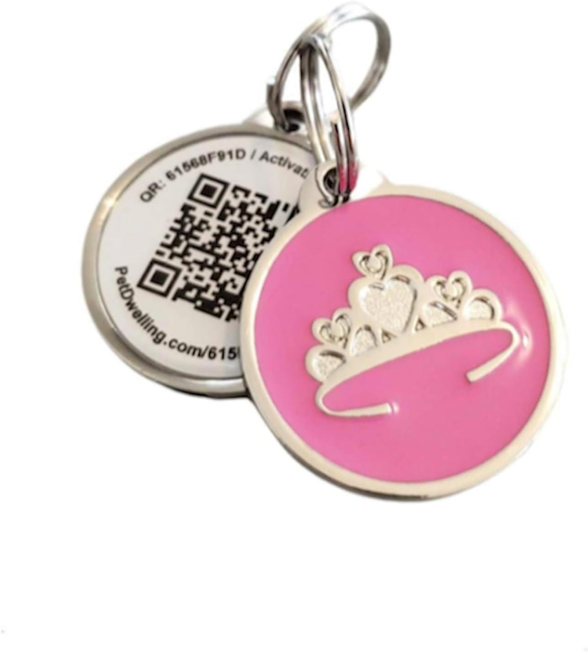 Pet Dwelling Easy Scan QR Code Pet ID Tag for Dogs & Cats | Instant Owner Contact | Real-Time Scan Alerts | Digital Pet Profile | Lost Pet Identification