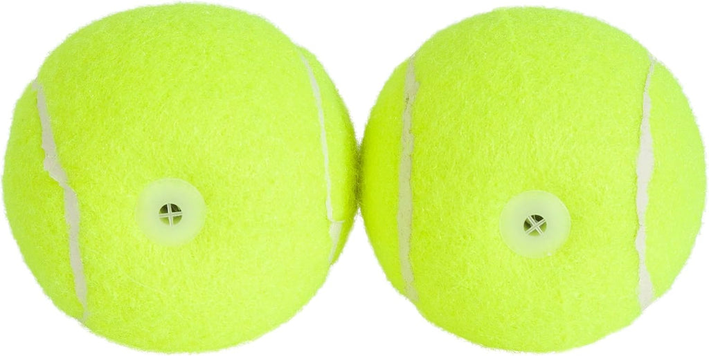 Hyper Pet Squeaks! Tennis Balls Dog Fetch Toys, Medium 2.5 Inch, Pack of 2 | Durable lightweight high bounce design with sound effects, made for training, suits pups 20-60 lbs, interactive play daily