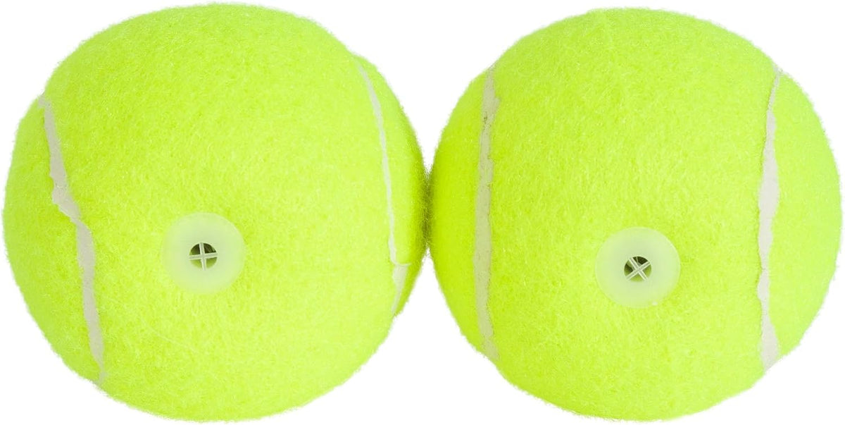 Hyper Pet Squeaks! Tennis Balls Dog Fetch Toys, Medium 2.5 Inch, Pack of 2 | Durable lightweight high bounce design with sound effects, made for training, suits pups 20-60 lbs, interactive play daily