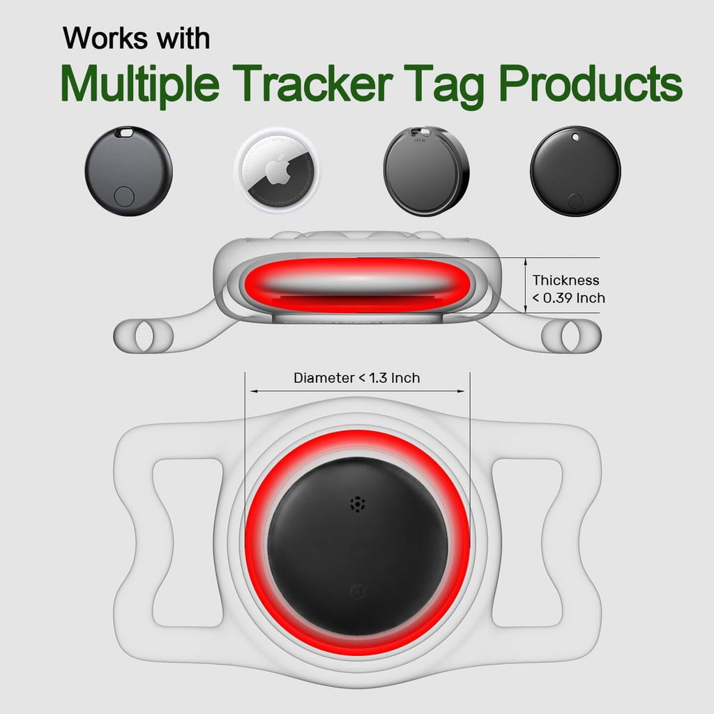 Dog Tracker with Apple Find My, GPS Pet Tracker for Dogs and Cats