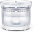 HomeRunPet Cat Water Fountain Porcelain-Tray with Wireless Pump, 68oz