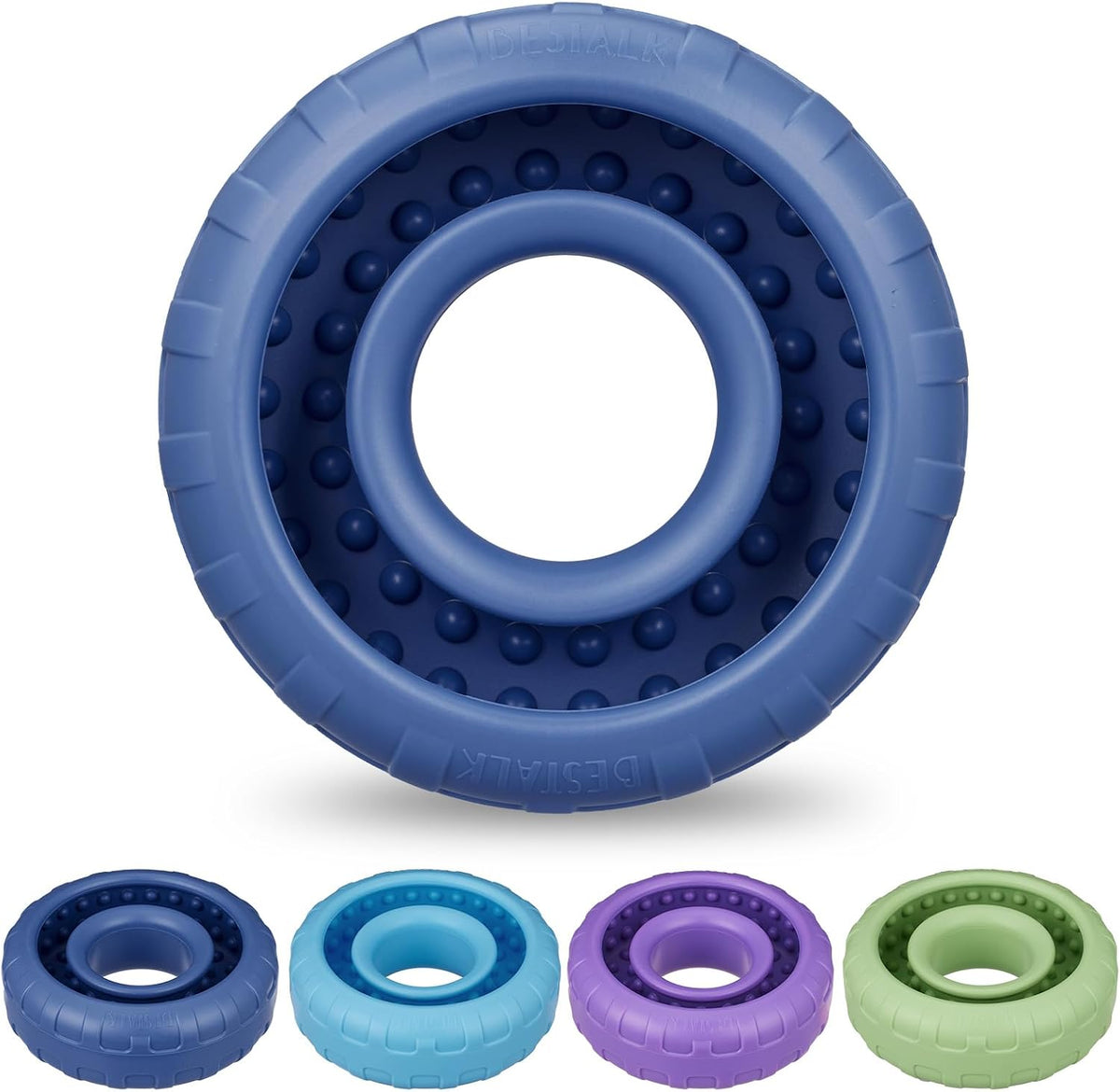 Dog Enrichment Lick Bowl, Bestalk Slow Feeder Lick Mat for Dogs, Freeze Puzzle Licking Bowl for Anxiety Relief, BPA Free Silicone, Dishwasher Safe(Dark Blue,S)