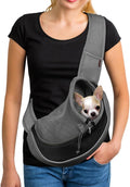 YUDODO Pet Sling Carrier for 5-9 lbs Small Dogs Cat Puppy Crossbody Carrier
