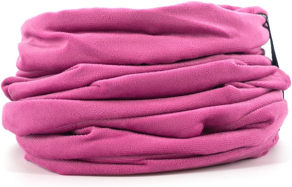 Velvet Fabric - Foldable/Collapsible - 140x25 cm (55.12x9.84 Inches) Cat Tunnel (Pink)