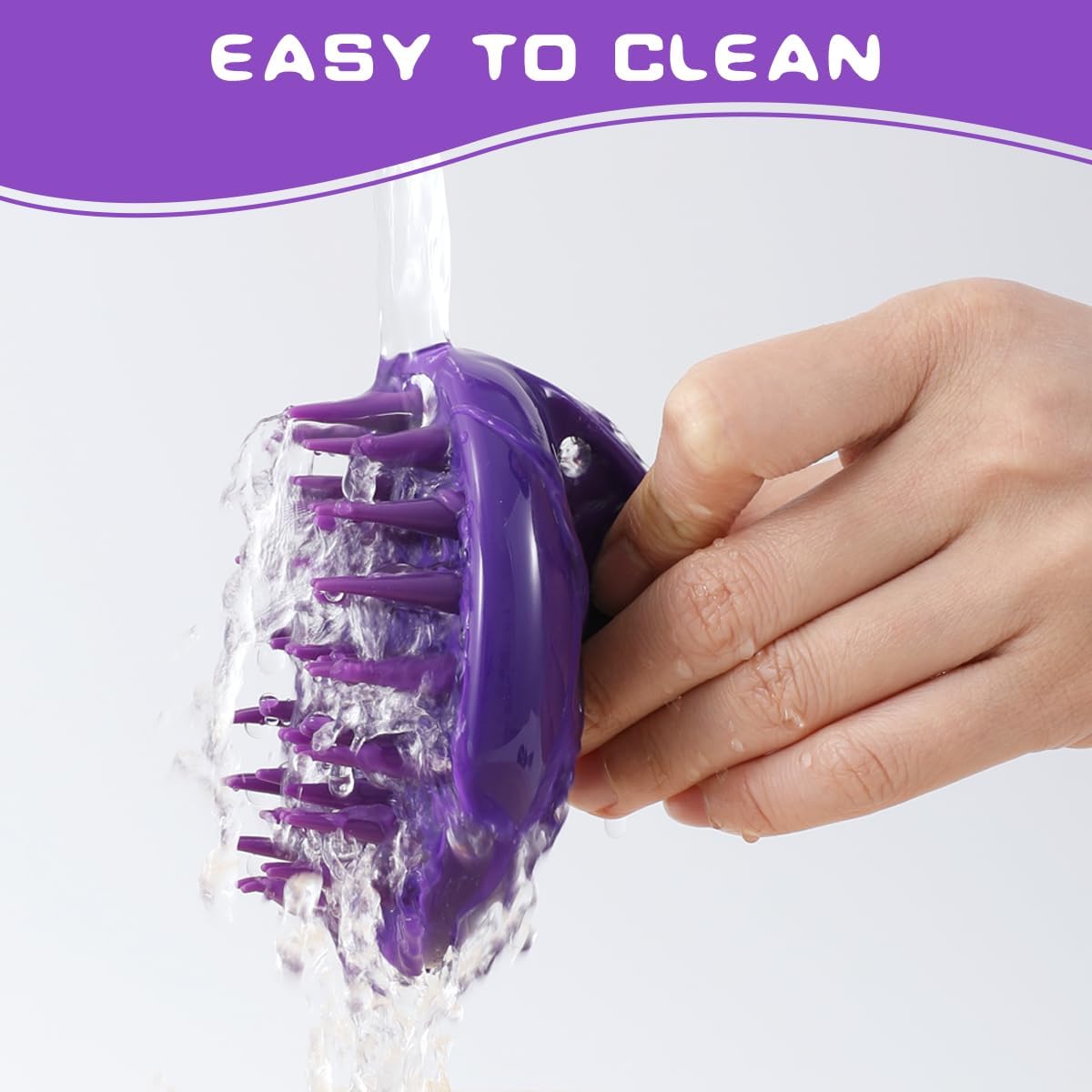 Cat Brush with Soft Rubber Pins, Washable Silicone Pet Brushes for Indoor Cats Kitty - Grooming Shedding Massage & Bath, Removes Hair Mats, Tangles, Loose Fur for Short to Long Haired 