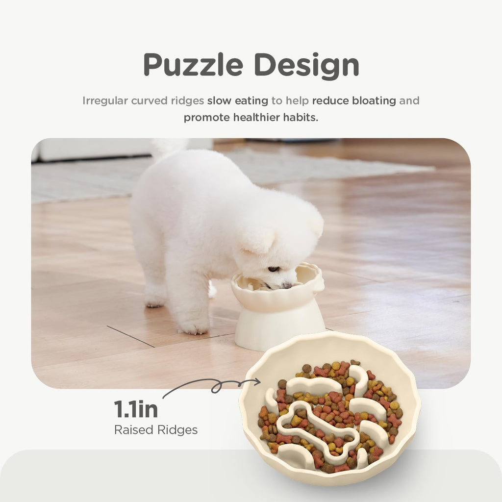 Slow Feeder Dog Bowls Made of Premium Food-Grade Silicone