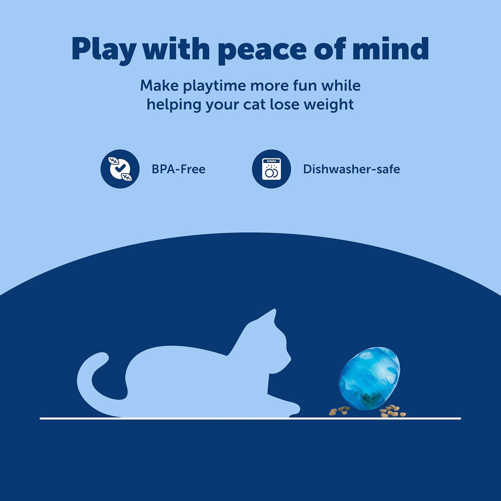 PetSafe Egg-Cersizer Interactive Cat Slow Feeder Toy