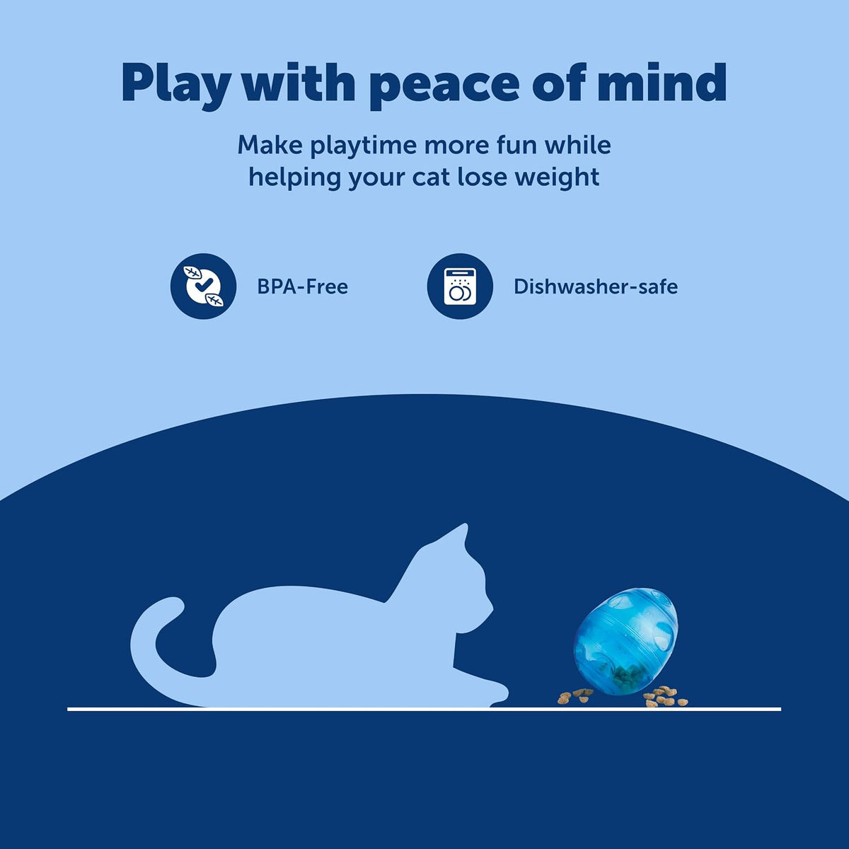 PetSafe Egg-Cersizer Interactive Cat Slow Feeder Toy