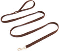 Cotton Small Dog Leash 4ft Short Puppy Walking Training Lead Coffee