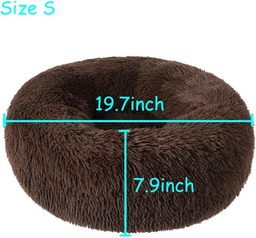 Cat Bed for Indoor Cats,Mini Plush Self Warming Kitten Bed, 20 Inch