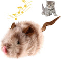 Gigwi Chirpy Cat Squeak Toy - Interactive Mouse Cat Toy with Melody Chaser for Kitten Play and Boredom Relief