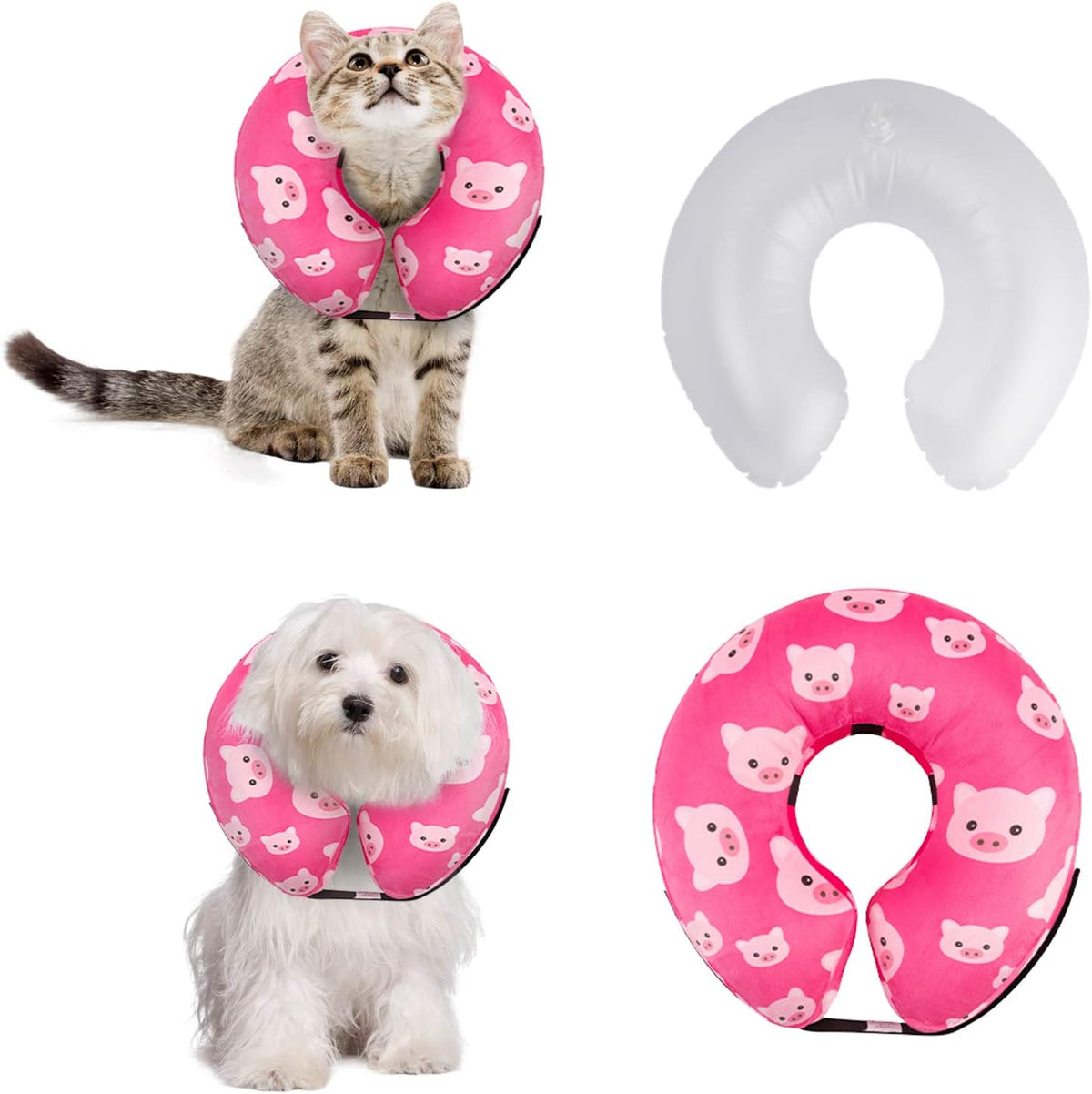 CuteBone Dog Recovery Cone for Small Medium Dogs & Cats