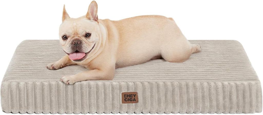 EHEYCIGA Orthopedic Dog Bed Medium Size Dog, 30"x20" Washable Pet Bed