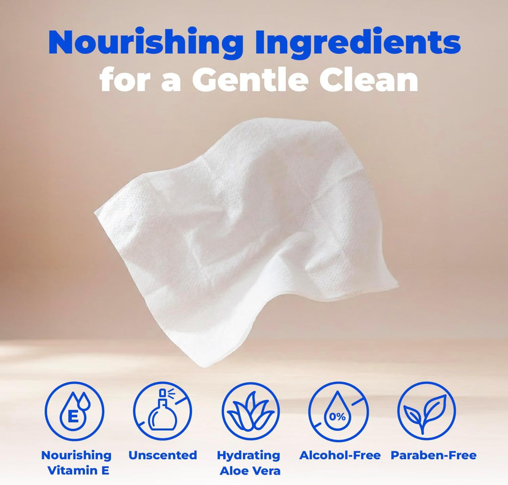 Best Pet Supplies Cleaning Dog Wipes - Hydrating Aloe, 400 Count | Unscented, Large 8x9" Pet Wipes, Vitamin E, Puppy & Cat Safe, Gentle Grooming, Resealable Pouch Prevents Drying 
