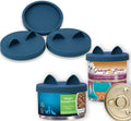 OHMO Cat Food Can Lids for 3oz Small Pet Cans, 3-Pack, Dark Blue